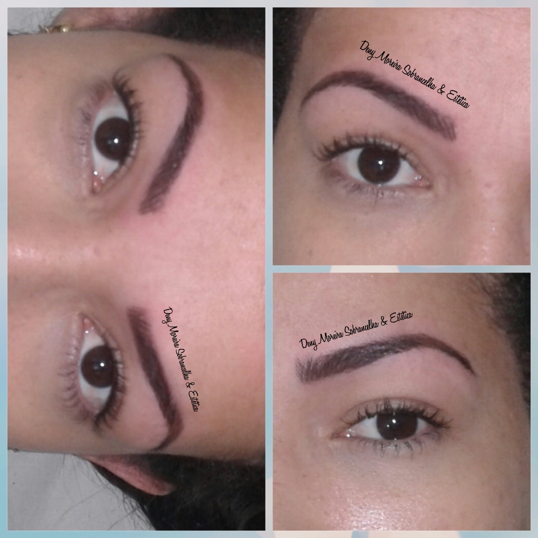 Microblanding efeito de névoa feita com a técnica de pontilhado com um efeito natural ! estética dermopigmentador(a)