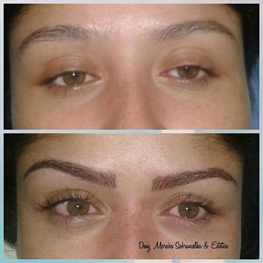 Microblanding fio  fio ! Dando um efeito de densidade e perfeicão  mais não deixando de lado a naturalidade . estética dermopigmentador(a)