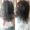 Cabelo crespo, escova e modelagem nas pontas com a chapinha ! 