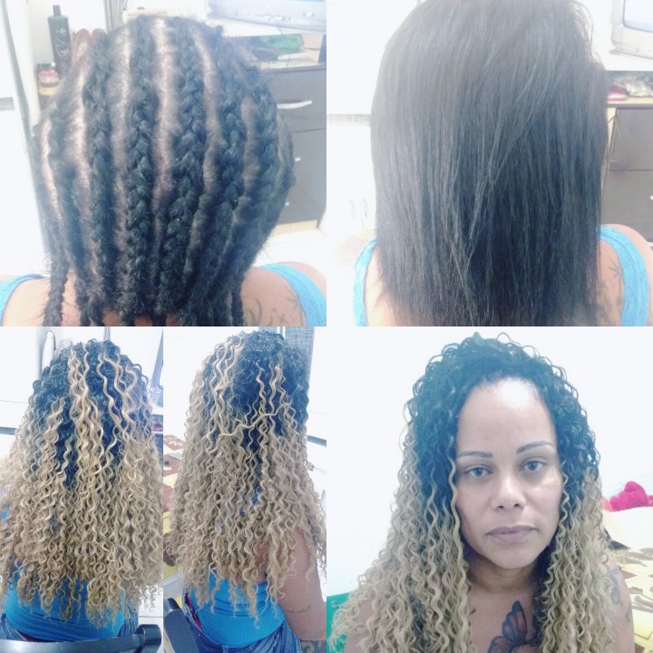 Entrelaçamento tela! cabelo auxiliar cabeleireiro(a)