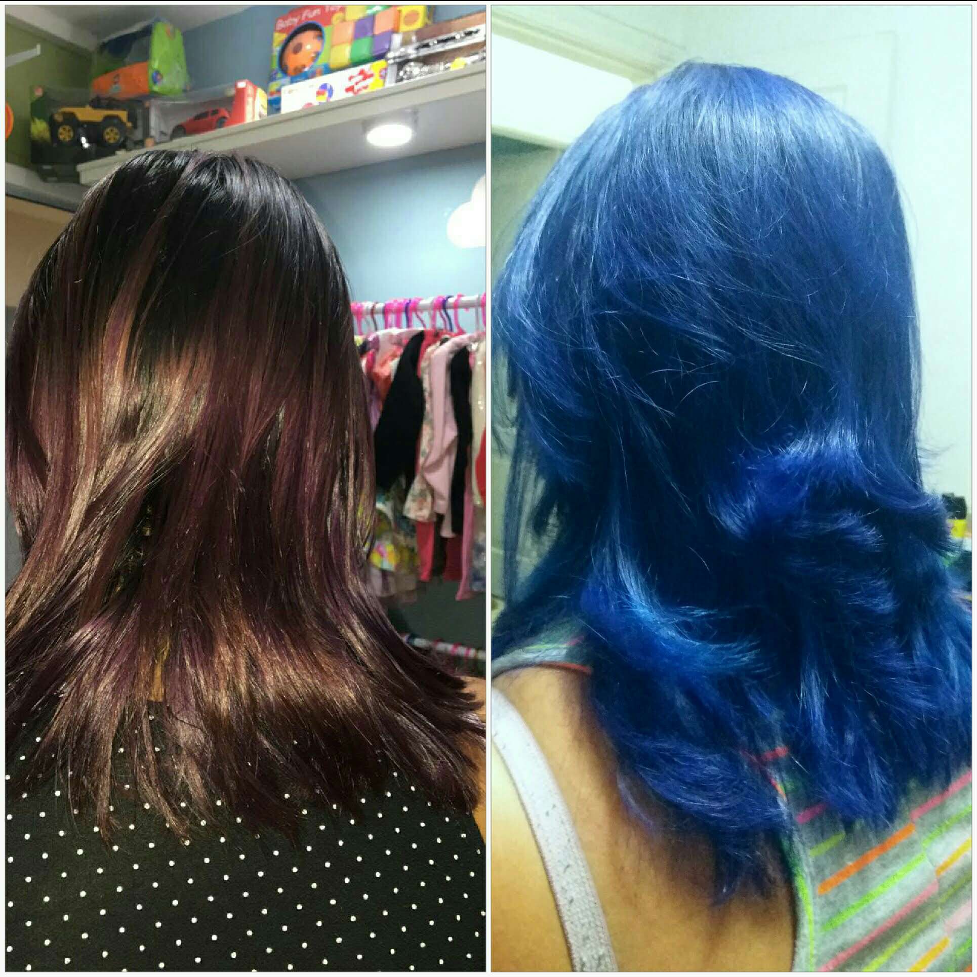 #divablue
#cabeloazul
#bluehair
 cabeleireiro(a)