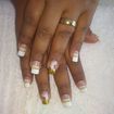 Unhas em #Gel decoradas