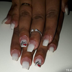 Unhas em #Gel decoração permanente 