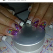 Unhas em #Gel decoração permanente 