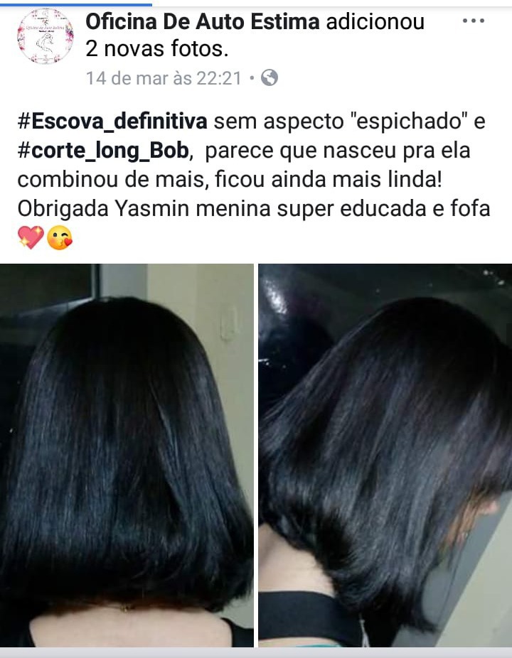 Corte long bob cabelo cabeleireiro(a) manicure e pedicure designer de sobrancelhas