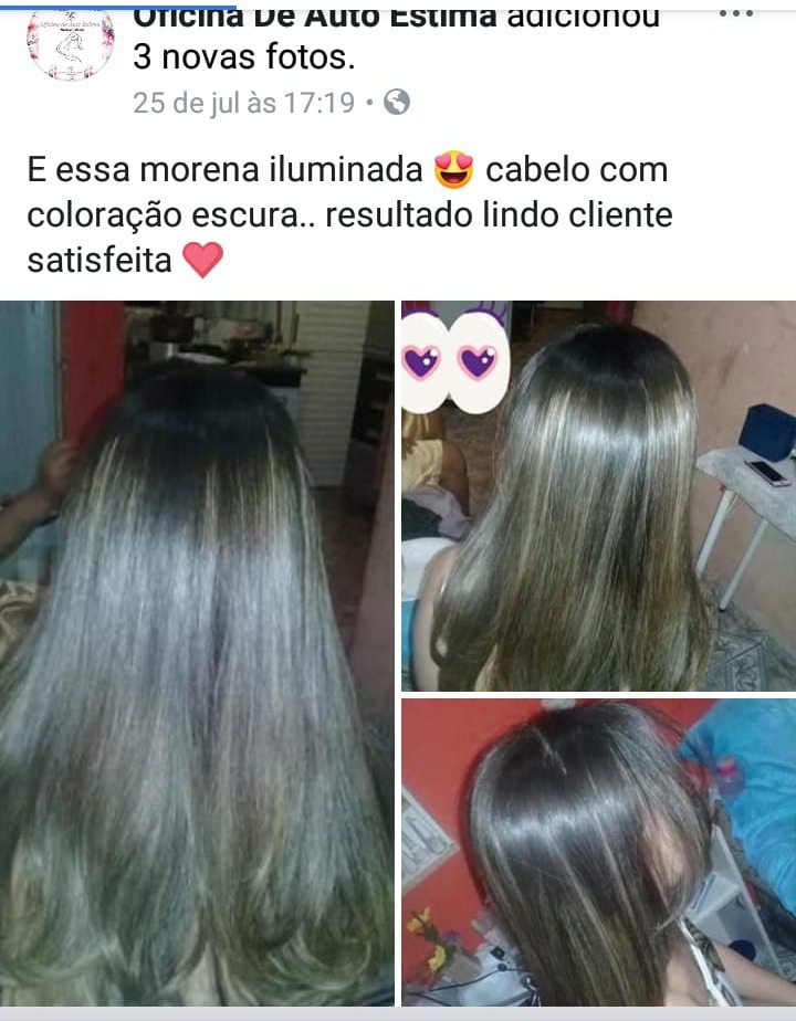 Luzes técnica morena iluminada  cabelo cabeleireiro(a) manicure e pedicure designer de sobrancelhas