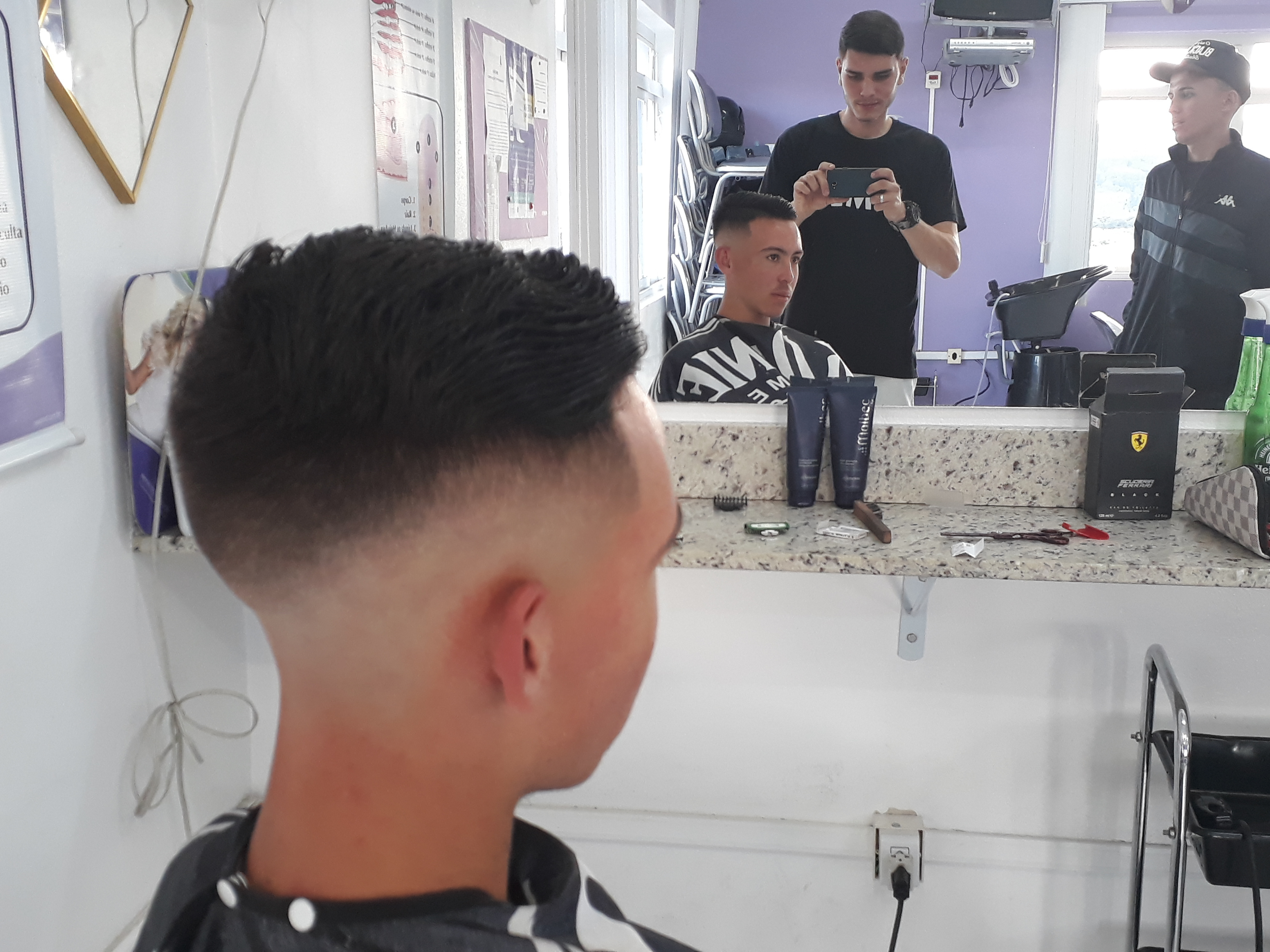 Corte disfarçado na navalha - No gueto barbers️