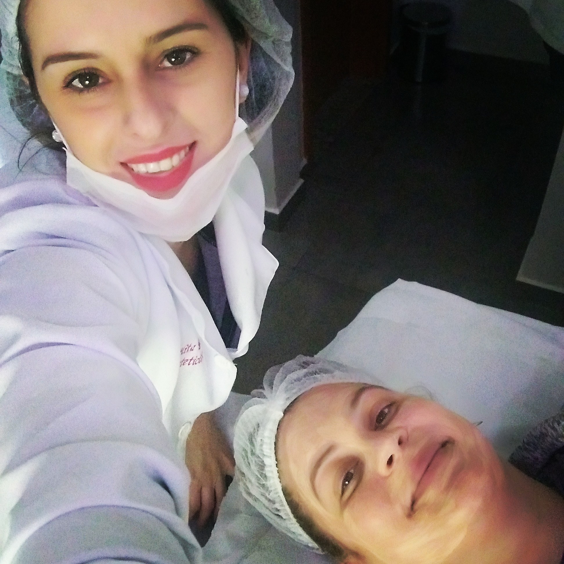 Limpeza de pele com máscara da beoage 😍💖 estética esteticista