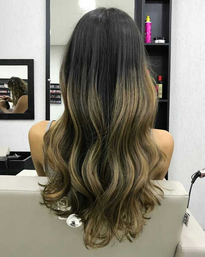 Ombre hair em tom avelã  cabelo cabeleireiro(a)