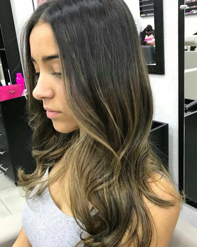 Ombre hair em tom avelã  cabelo cabeleireiro(a)