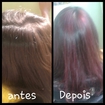 Mechas cor marsala