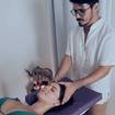 Aplicação de Shiatsu craniano