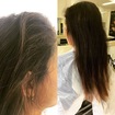 Cabelo antes do processo. Sem cor uniforme, com raiz branca,  cabelo ralo e se, volume.
#loreal #lorealbrasil #majirel