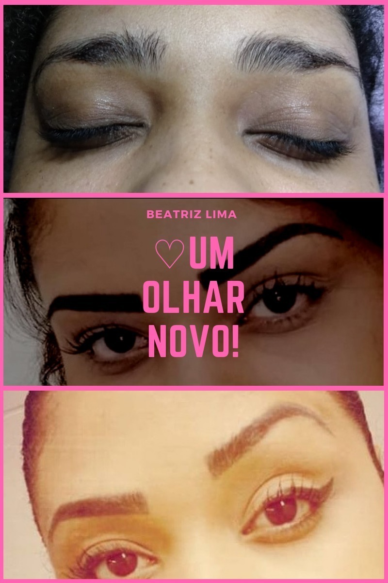 Micropigmentação Esfumada em Pele Morena estética designer de sobrancelhas