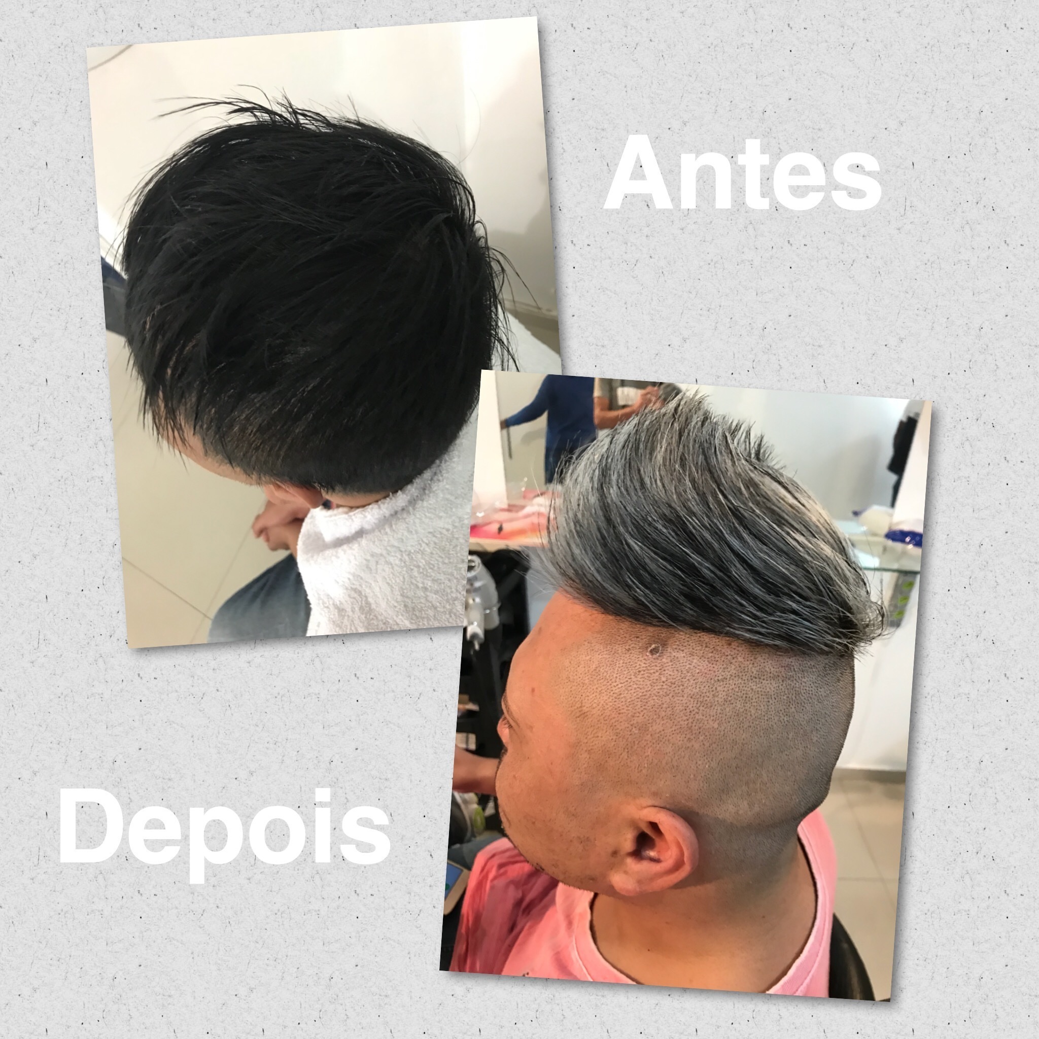 Luzes platinada Masculina. cabelo cabeleireiro(a)