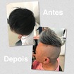 Luzes platinada Masculina.