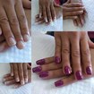Alongamento de unhas com fibra de vidro