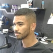 Corte degradê e barba na Shaver. 