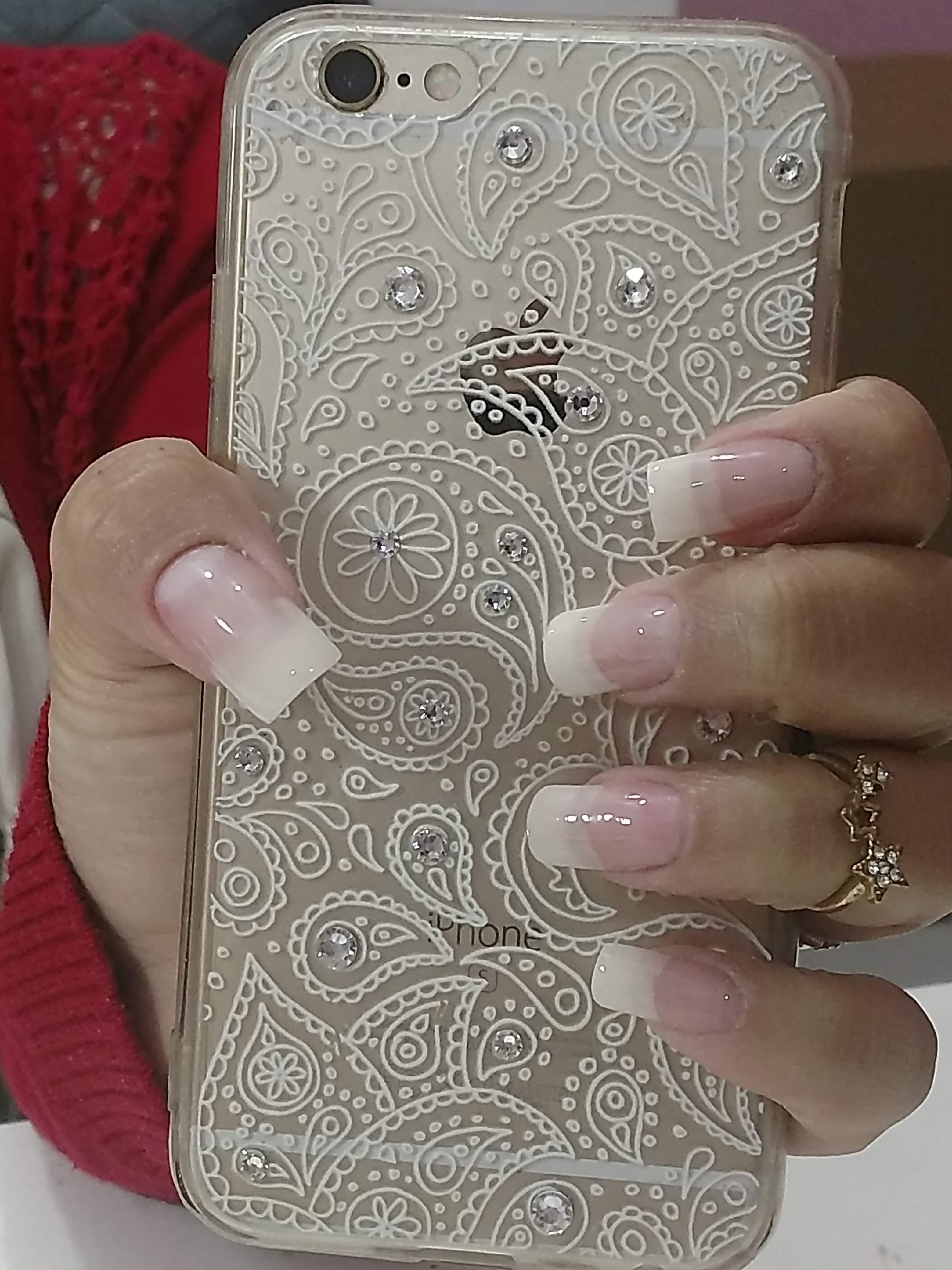 Alongamento de unha unha manicure e pedicure