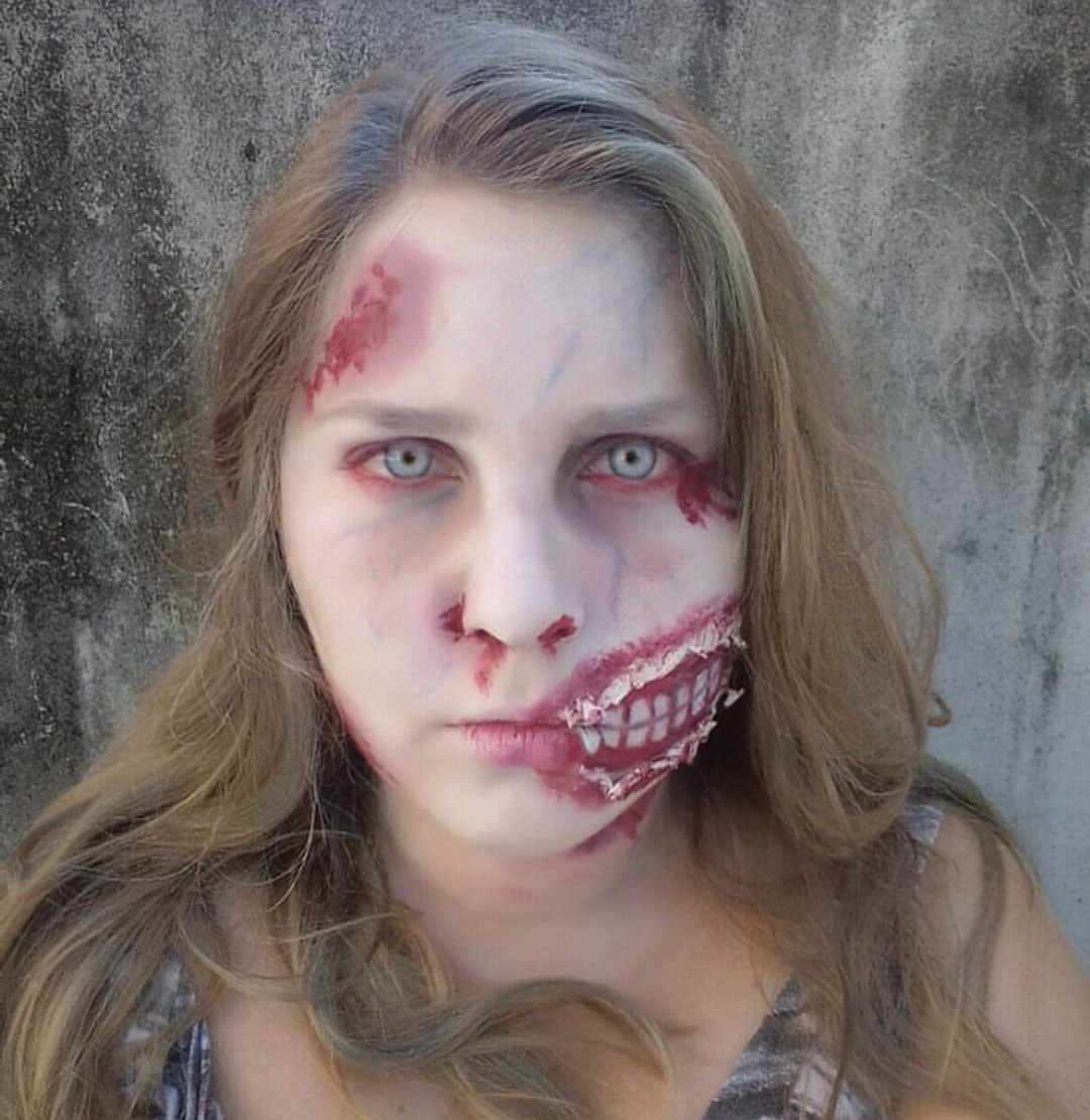 ZOMBIE MAKEUP TUTORIAL - MAQUIAGEM ARTÍSTICA 