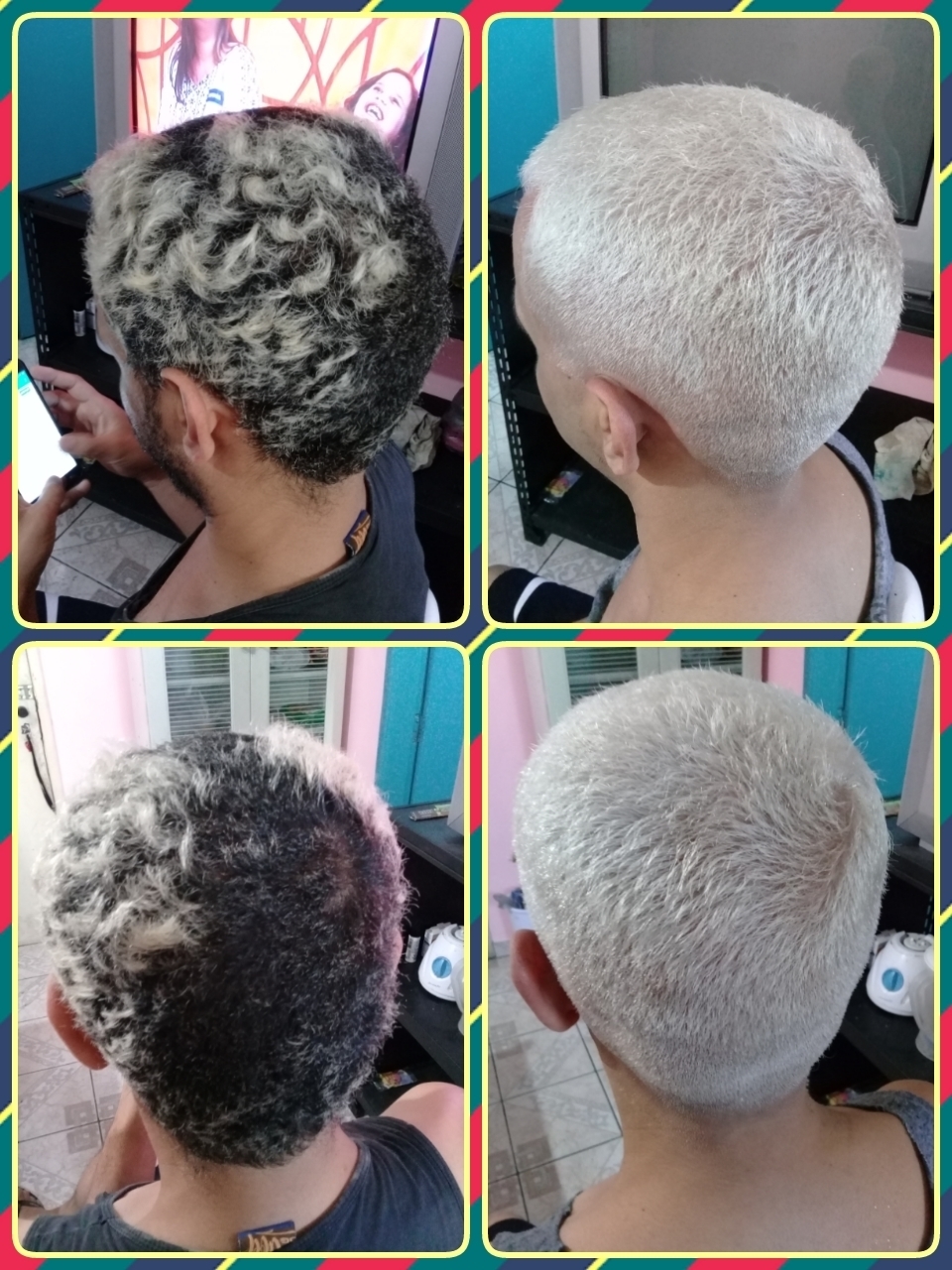 Corte + Coloração  cabelo auxiliar cabeleireiro(a)