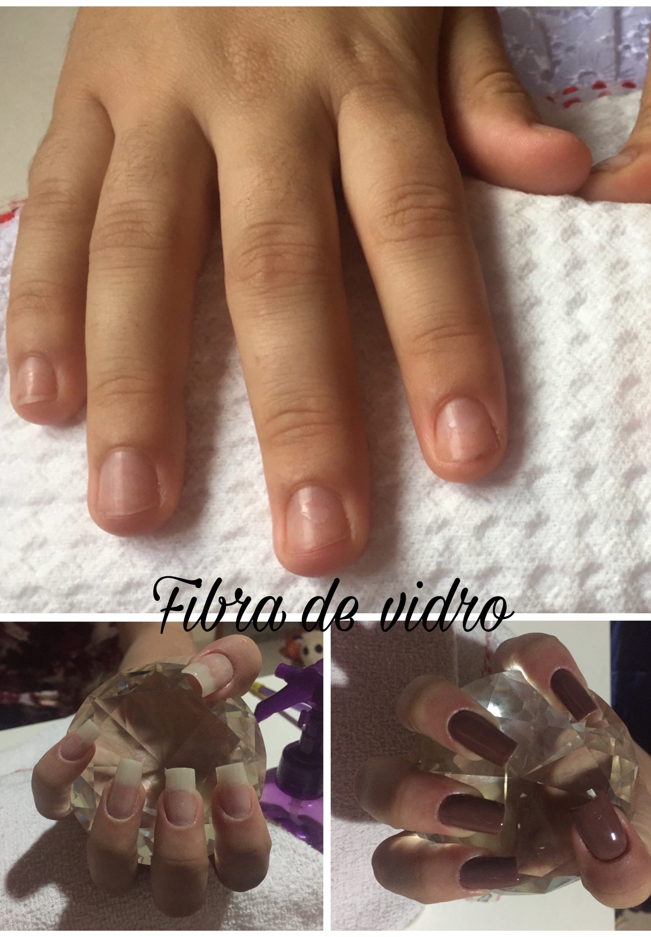#fibradevidro💘 unha manicure e pedicure