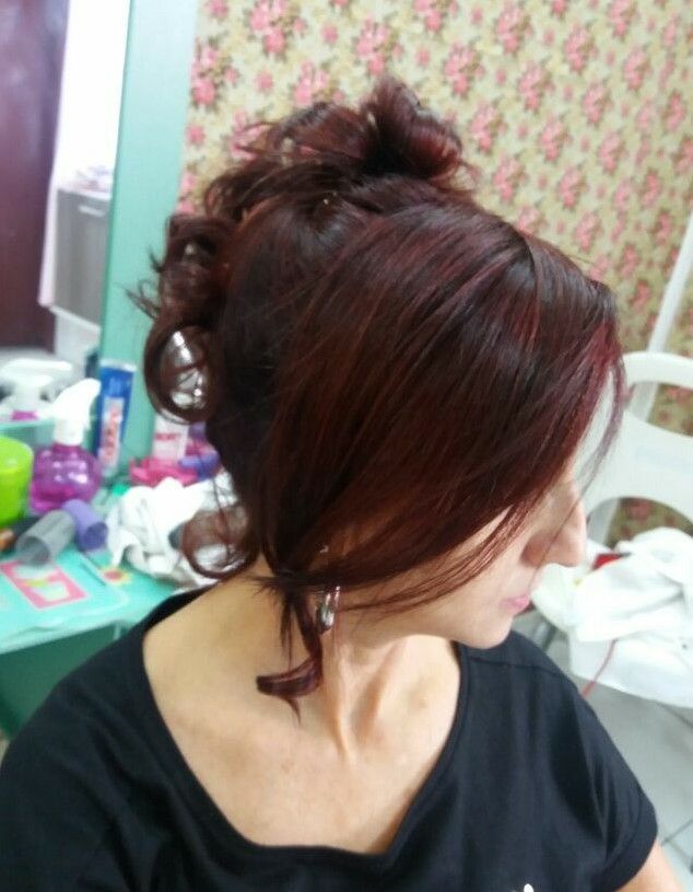 Penteado mãe  debutante cabelo cabeleireiro(a)