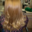 Corte  escova modelada .