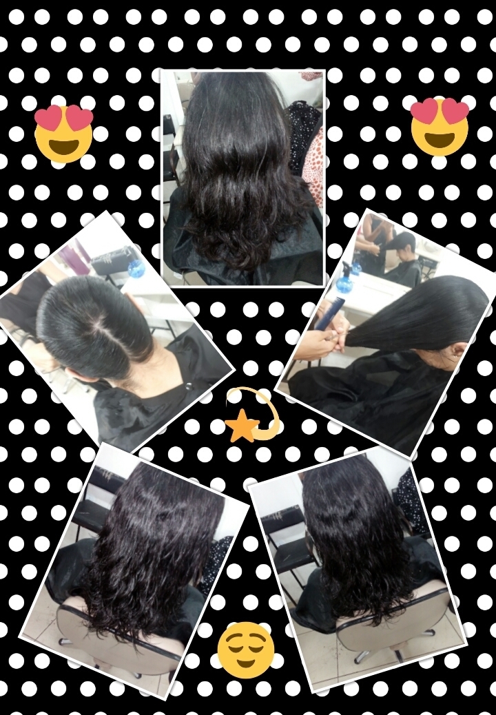 Corte em V cabelo cabeleireiro(a)