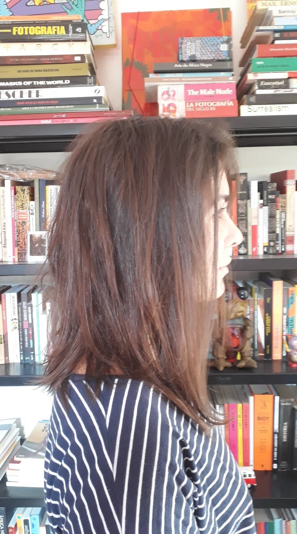 Long Bob médio cabelo cabeleireiro(a)
