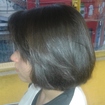 Corte Chanel com escova modelada.