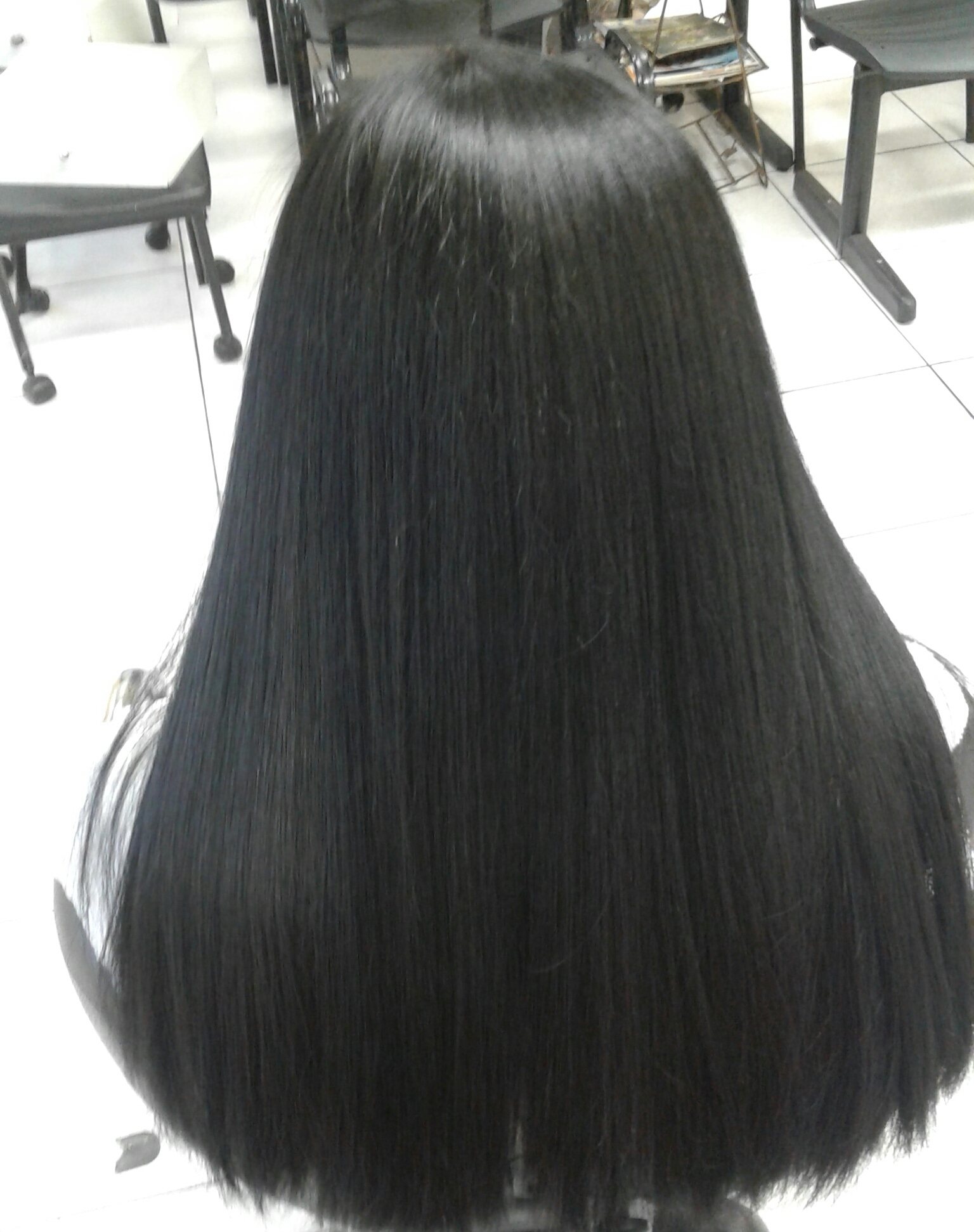 Hidratação e escova. cabelo cabeleireiro(a)