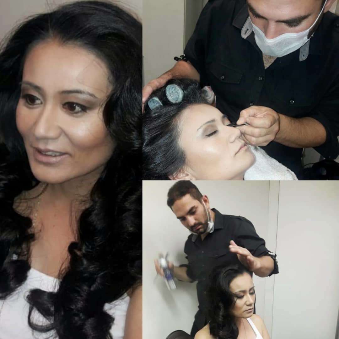 Produção cabelo cabeleireiro(a) maquiador(a)