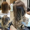 Ombre hair em alongamento