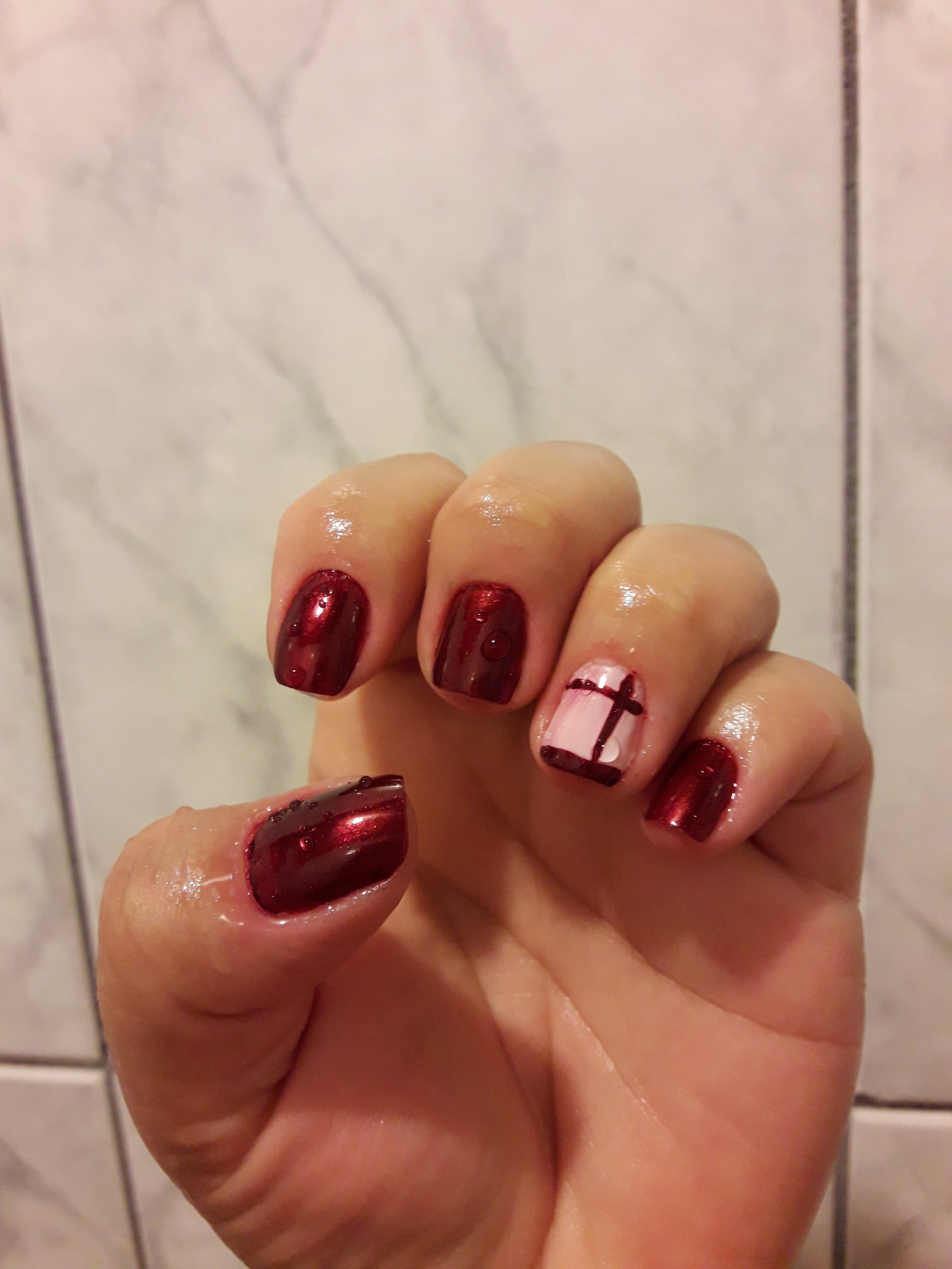 Maçã do amor da Risqué 🍎♥️ unha esteticista manicure e pedicure designer de sobrancelhas