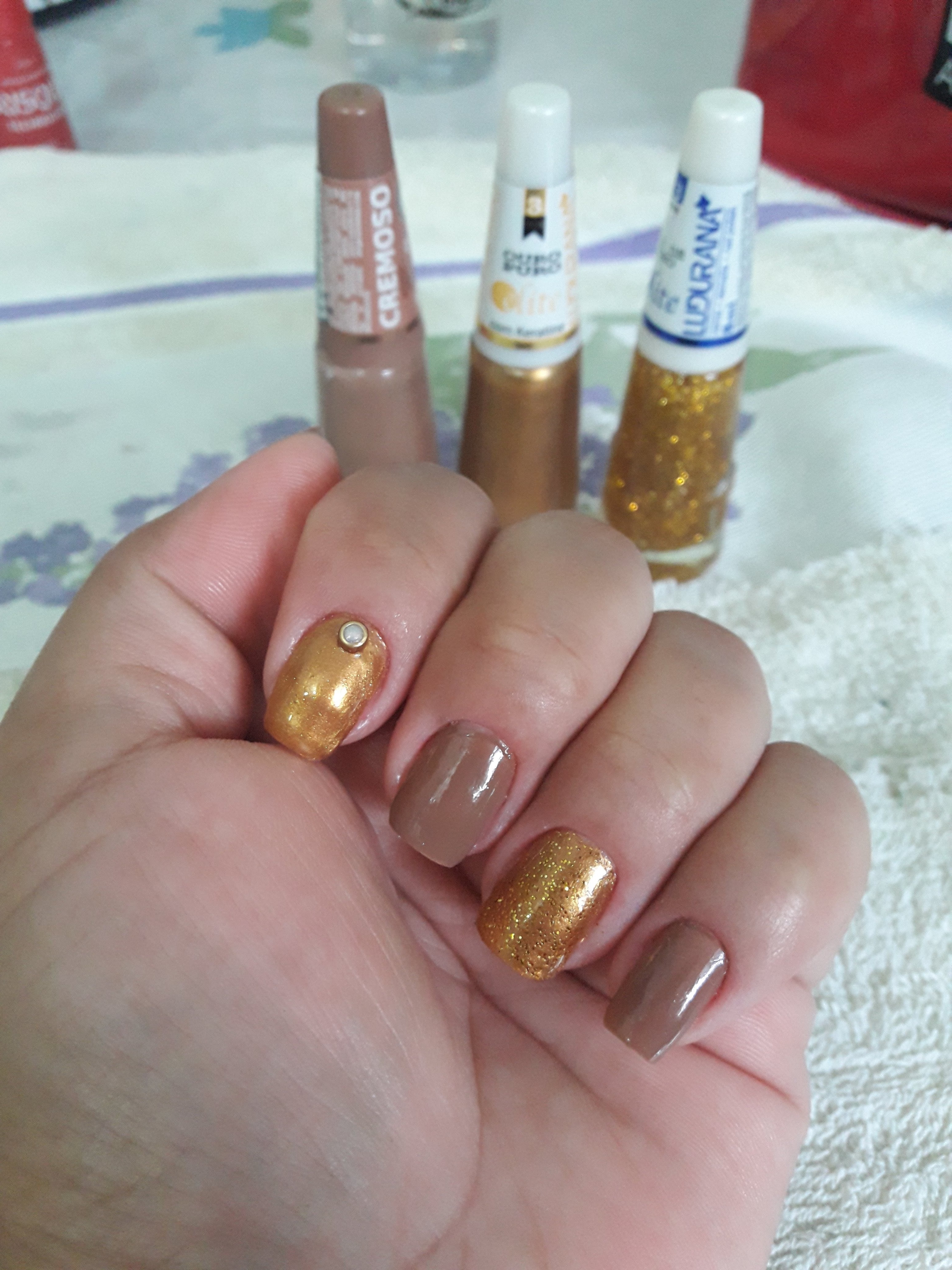 Combinação chic 💅😚 unha esteticista manicure e pedicure designer de sobrancelhas