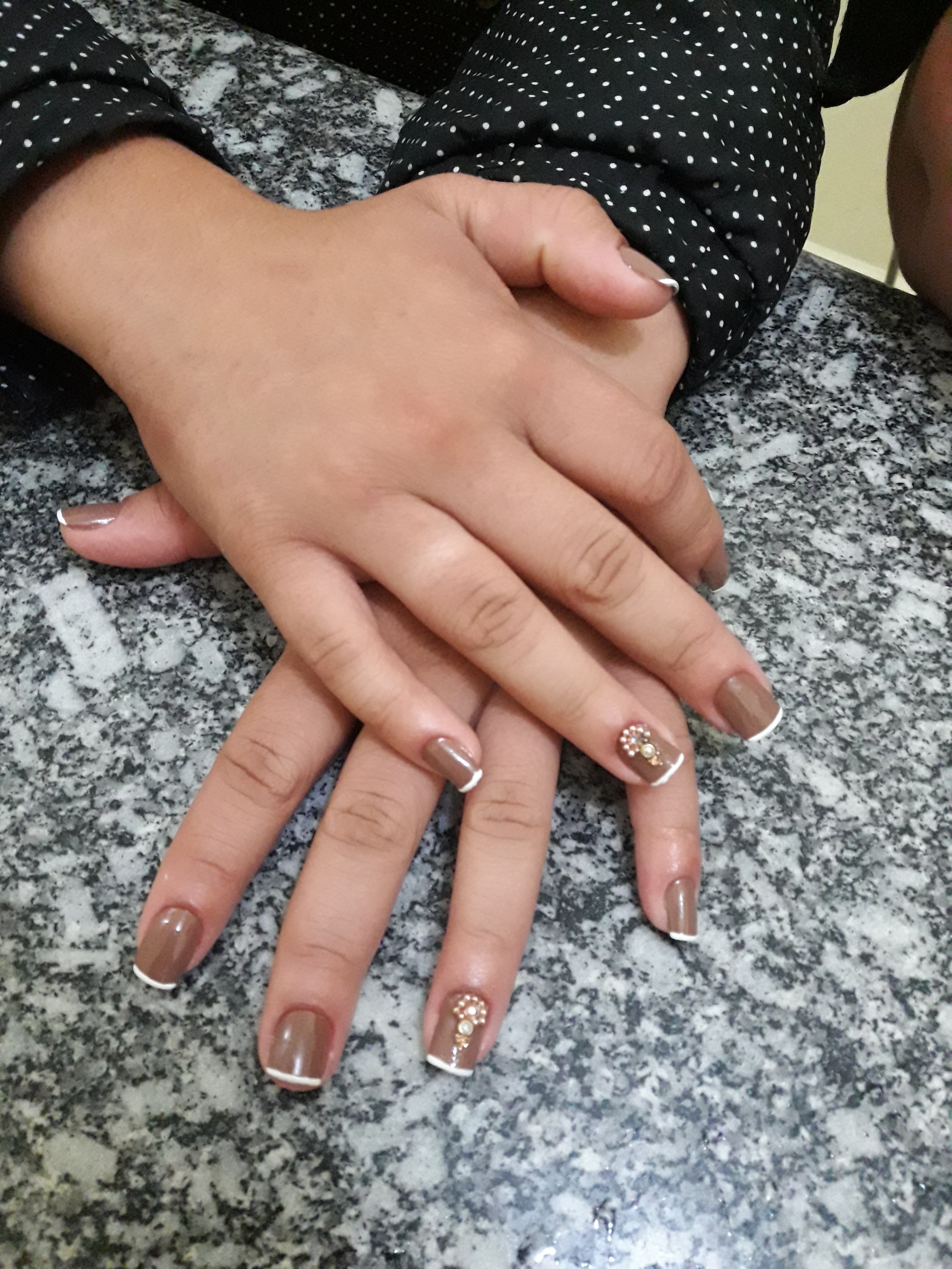 Francesinha cm pedras 💎💅😍 unha esteticista manicure e pedicure designer de sobrancelhas