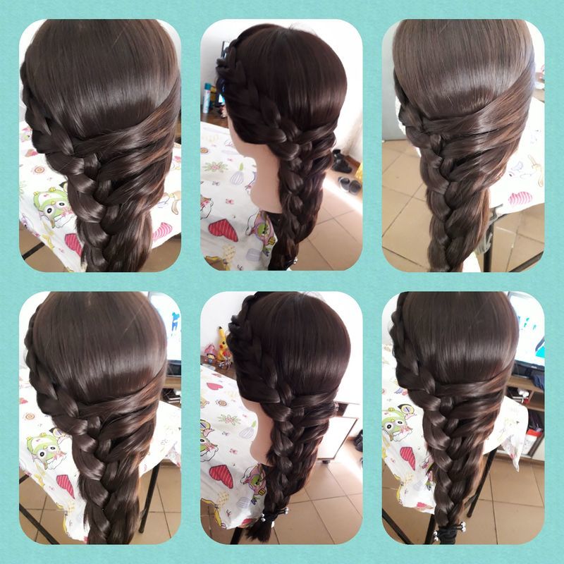 # Praticando penteado... cabelo cabeleireiro(a)