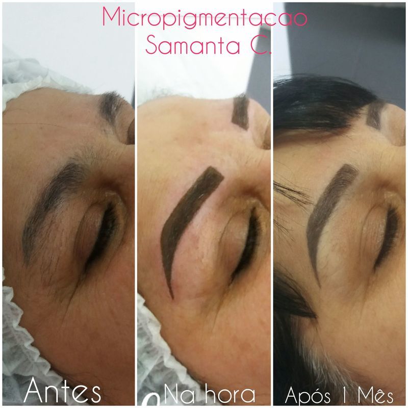 micropigmentacao apos 1 mes estética micropigmentador(a)