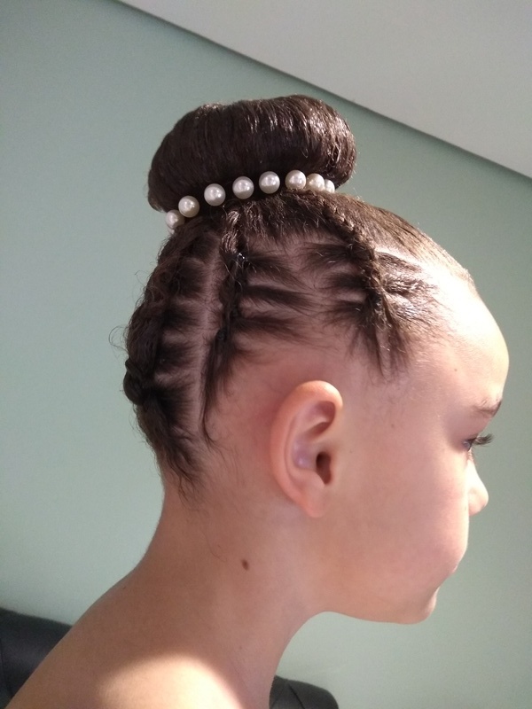 penteado infantil para festa