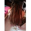 Processo da trança Box Braids