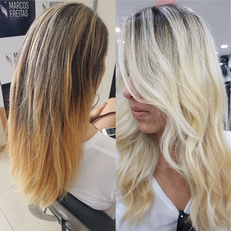 Correção de mechas, amantegado cabeleireiro(a) barbeiro(a)