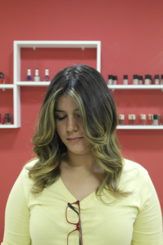 Ombre hair com single light. cabelo cabeleireiro(a)