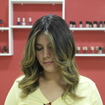 Ombre hair com single light.