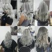 CABELOS PLATINADOS FEITO POR MIM