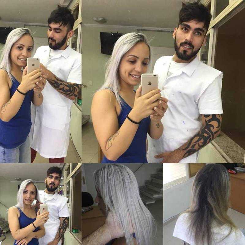 CORREÇÃO DE COR TURBO PLATINUM BLONDE cabelo cabeleireiro(a)