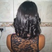 Cabelo do carte anterior,depois escova.modelada.
