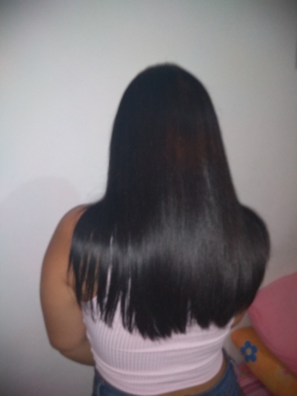 Selagem depois. cabelo auxiliar cabeleireiro(a)