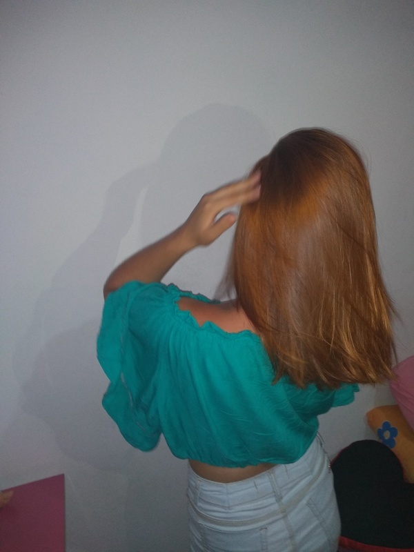 Selagem depois. cabelo auxiliar cabeleireiro(a)