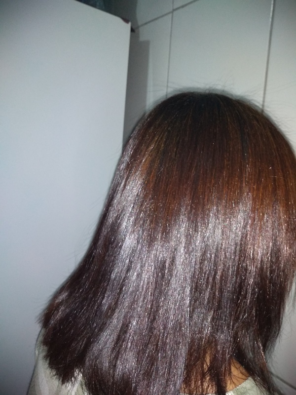 Progressiva depois. cabelo auxiliar cabeleireiro(a)